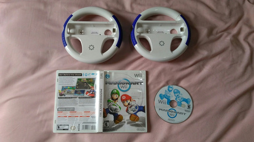 Mario Kart 7 Wii & Wii U Original + 2 Volante Wii Racing