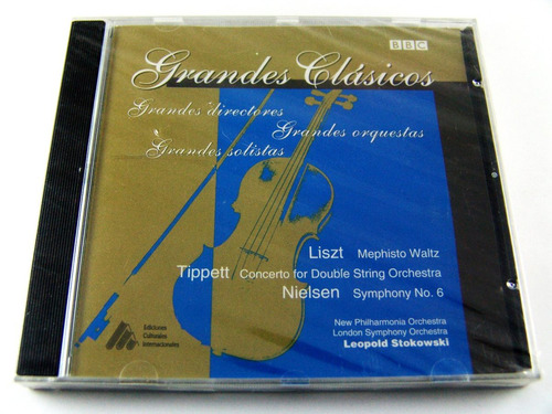 Grandes Clasicos Liszt Tippett Nielsen Stokowski Cd Nuevo
