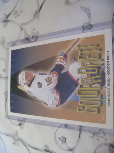 1990's Promo Mini Poster Brett Hull Golden Brett