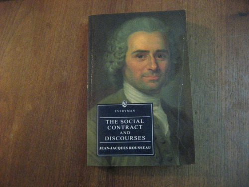 El Contrato Social Y Discursos Jean Rousseau En Inglés E11