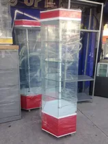 Comprar Aparador De Torre Hexagonal Vitrina Exhibidora Mostrador