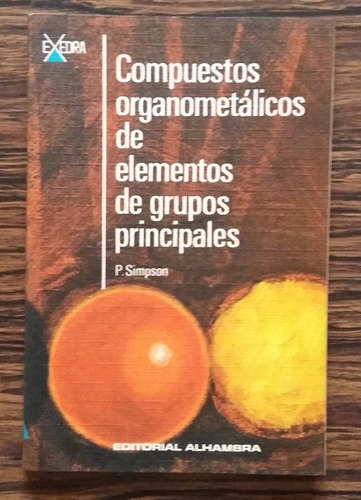 Compuestos Organometalicos De Elementos De Grupos Principale