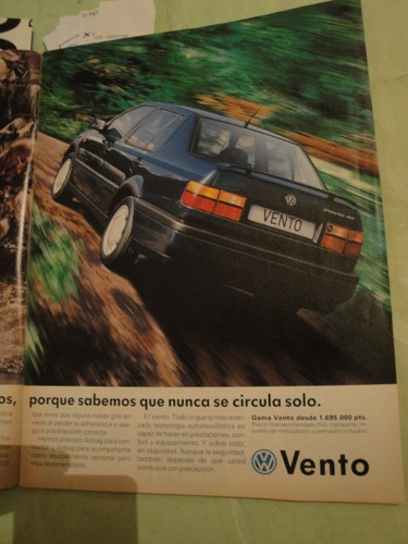 Publicidad Volkswagen Vento Año 1993
