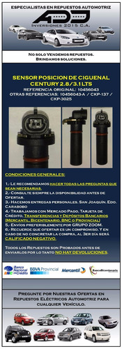 Sensor Posicion De Ciguenal Century 2.8/3.1lts