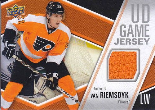 2011 - 2012 Upper Deck Jersey James Van Riemsdyk Lw Flyers
