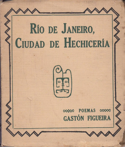 1931 Tapa Artistica Poesia Gaston Figueira Rio De Janeiro