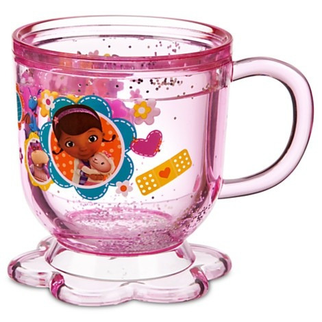 Taza Princesa Sofia Doc Juguetes Disney Store Perlas Glitter