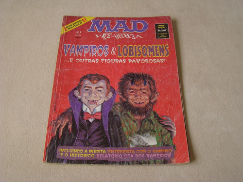 Revista Mad Nº 1 - Editora Record - Vampiros E Lobisomens