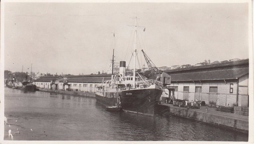 Brasil Antigua Fotografia Barcos En Puerto Grua Barracas