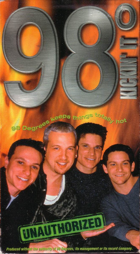98 Degrees Unauthorized Video Music Boys Band Pop Gay Vhs