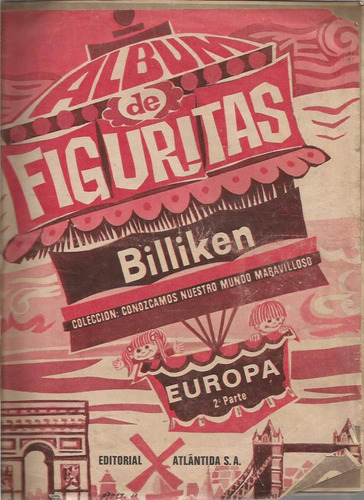 Album De Figuritas / Billiken / Europa 2da Parte / Atlantida