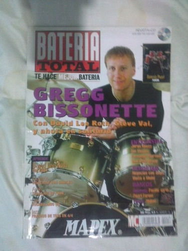 Revista Batería Total - Gregg Bissonette (ringo Starr, Elo)