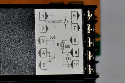 Controlador De Temperatura 0-400ª Multitension  Rex