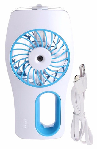 Mini Ventilador Climatizador Umidificador Agua Recarregavel