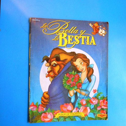 Album La Bella Y La Bestia De Cromy Con 2 Planchas Stickers