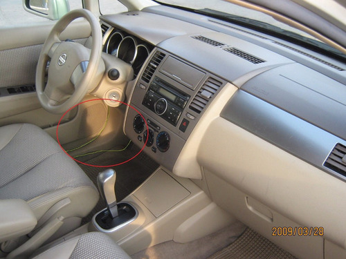 Plastico Vista Inferior Tablero Izquierda Nissan Tiida 07-10