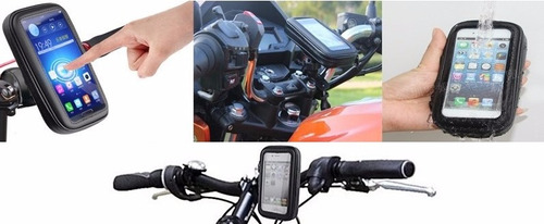Suporte Impermeável Para Gps E Smartphone Para Moto E Bike