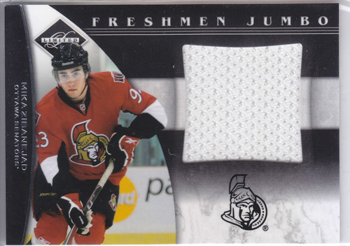 2011 - 2012 Limited Jumbo Jersey Mika Zibanejad Senators /99