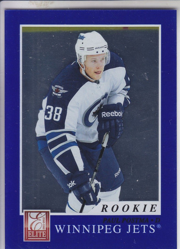 2011 - 2012 Elite Rookie Paul Postma D Winnipeg Jets 186/999