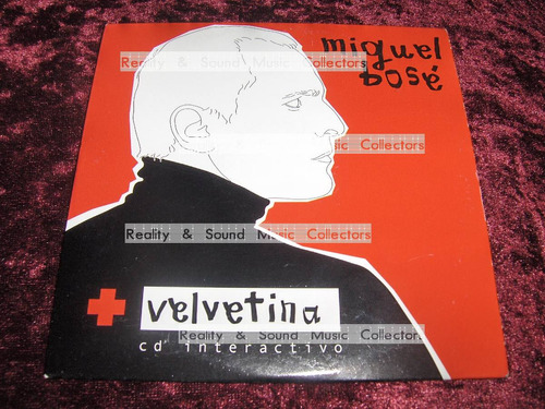 Miguel Bose Velvetina Cd Interactivo Raro De Coleccion