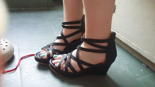 Sandalias Taco Corrido Oferta Verano!!