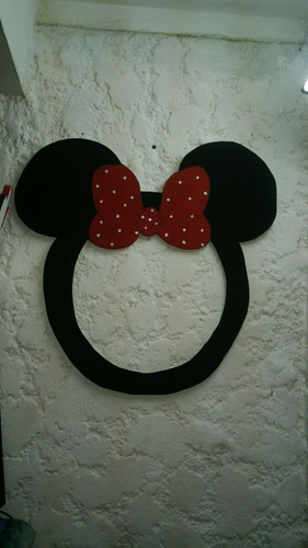 Marcó Para Fotos Cartel Minnie Mickey