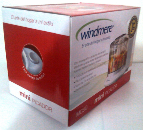 Imagen 5 de 5 de Procesador De Alimentos Windmere Mc50 Mini Picatodo 70w