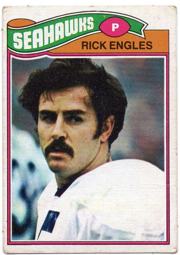 1977 Topps Mexican Rick Engles Seahawks De Seattle # 112