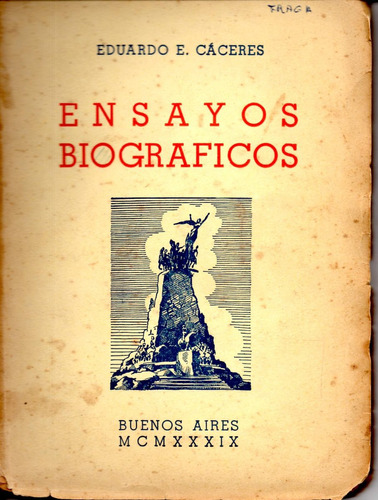Ensayos Biograficos, Eduardo Caceres