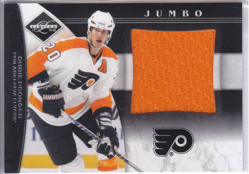 2011 - 2012 Limited Jumbo Jersey Chris Pronger Phi Flyer /99