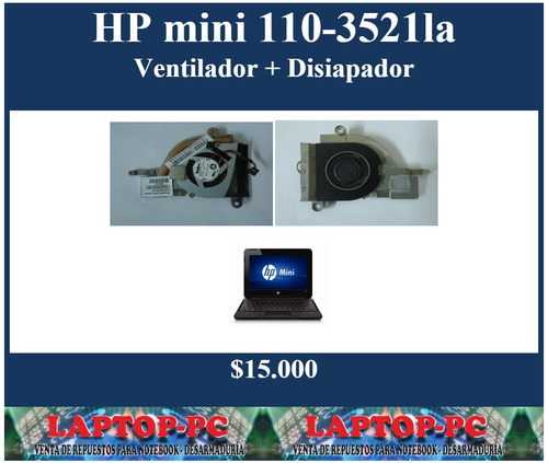 Ventilador Hp Mini 110-3521la