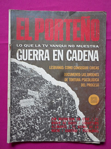 Revista El Porteño N° 110 Año 1981, Guerra En Cadena