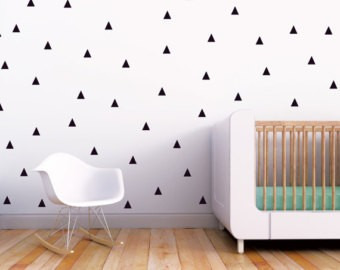 Vinilos Triángulos, Decorá Tus Paredes! 6 Cm,135 Por Plancha