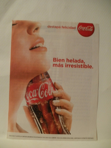Recorte Clipping Publicidad Coca Cola 1 Pag X Caballito