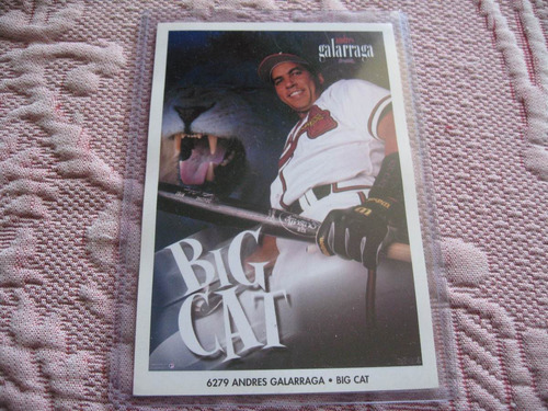 1990's Promo Mini Poster Big Cat Andres Galarraga