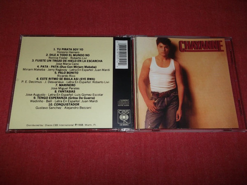 Chayanne - Homonimo Cd Usa Ed 1988 Mdisk