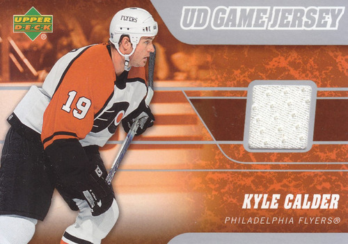 2006 - 2007 Upper Deck Jersey Kyle Calder Lw Flyers