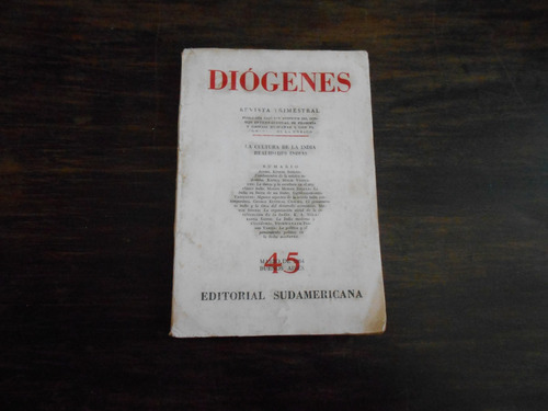 Diógenes N° 45, 1964.  Número Dedicado A La India.