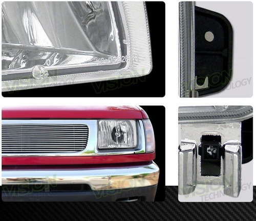 Nissan Frontier 1998 - 2000 Juego De Faros Con Lente Claro