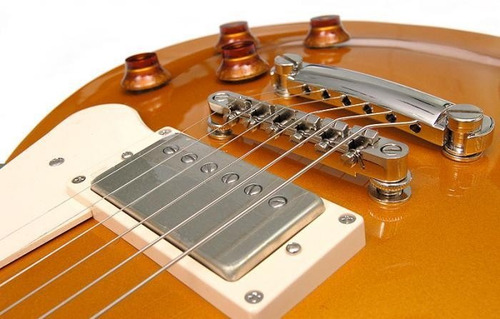 Imagen 5 de 8 de Guitarra Electrica Cort Cr200 Gt Gold Top Clasic Rock