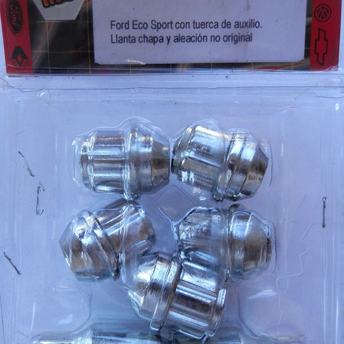 Set Antirrobo Mg 5 Tuercas 12x1,5 Ford Ecosprt Auxilio C103e