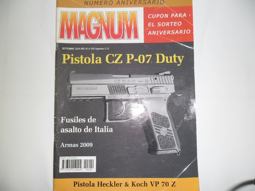 Revista Magnum 240 Pistola Cz P 07 Duty