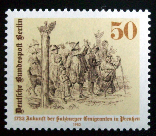 Alemania Berlín, Sello Mi. 667 Emigración 1982 Mint L5473