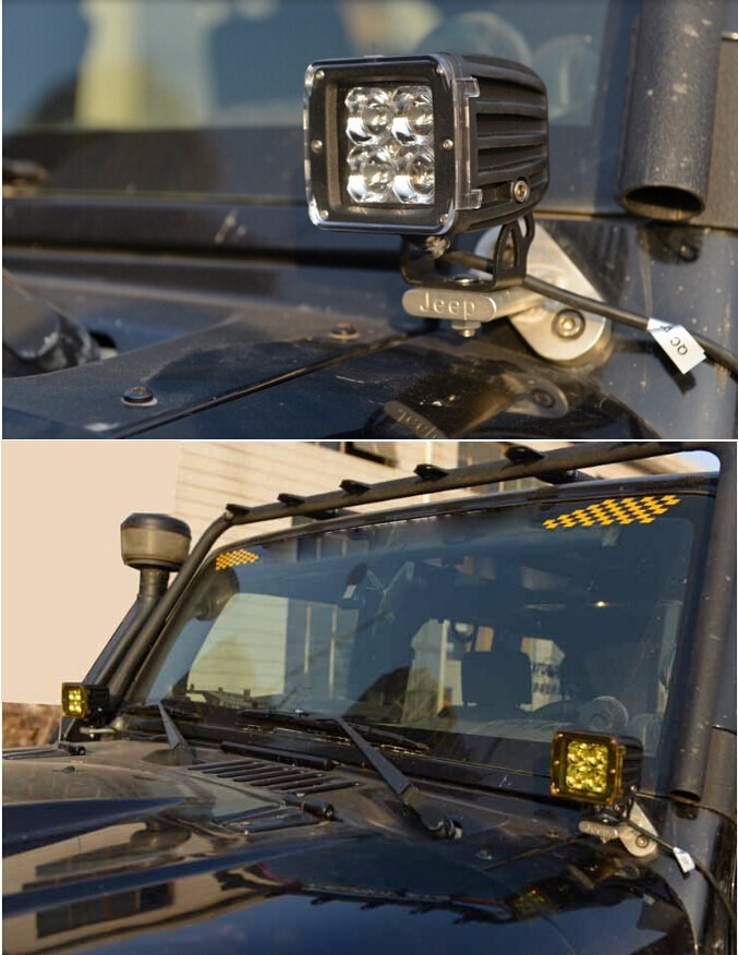 Pieza Faro Led Cree Barra 4 Led 16w Dually Jeep 4x4 Off