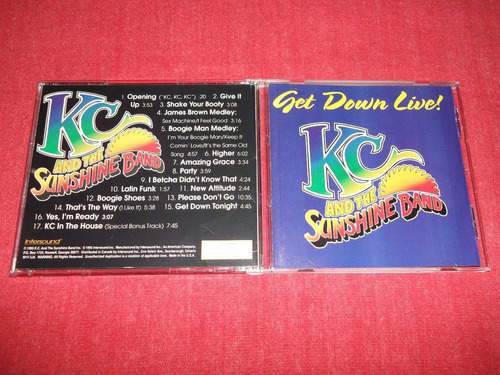 Kc And The Sunshine Band Get Down Live Cd Imp Ed 1995 Mdisk