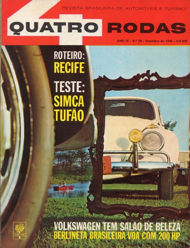 Quatro Rodas Nº50 Setembro 1964 Simca Tufão