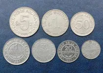 Comprar Lote 7 Monedas Bolivia 1 Boliviano 5 Pesos Unión Es Fuerza