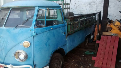 Vw Bus Kombi 74 Pick-up Para Restauro Dock 2016 C/ Motor