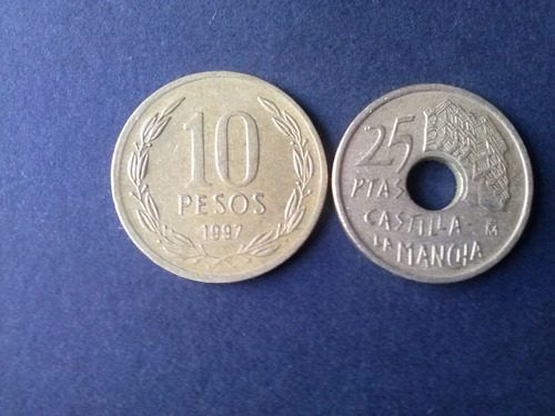 Moneda España 25 Pesetas 1996 Bronce (c45)