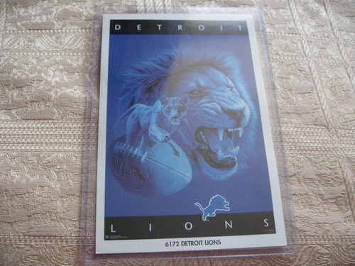 1990´s Promo Mini Poster Detroit Lions